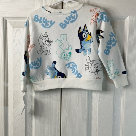 Bluey Sweatshirt Shirt Toddler Boy Size 12M - Picture 5 of 6